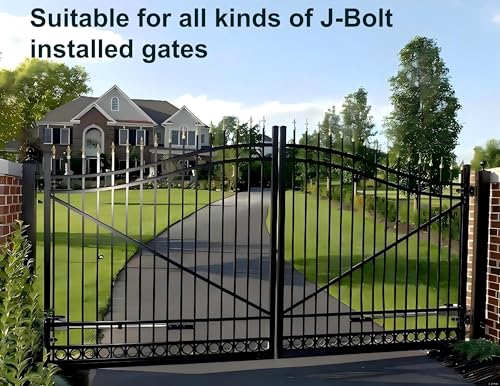 Heavy Duty T-Bolt Gate Hinge,700 lbs Capacity,Built-in Ball Bearing