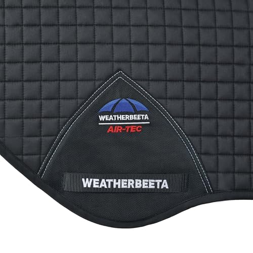 WeatherBeeta Prime Air-Tec Jump Shaped Saddle Pad - color: Charcoal, size: Large