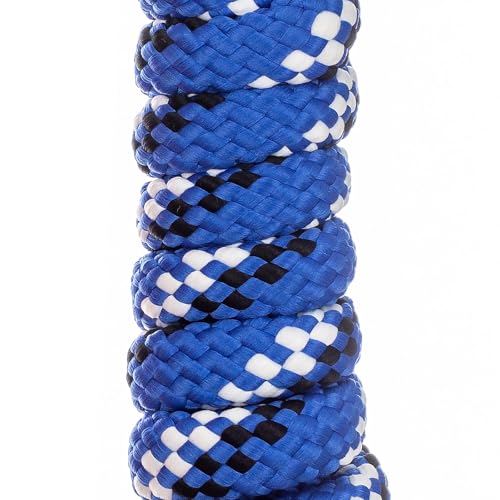 Equinavia Iris Soft 8' Lead Rope with Snap Buckle - Royal Blue/White/Black - One Size - color: Royal Blue/White/Black