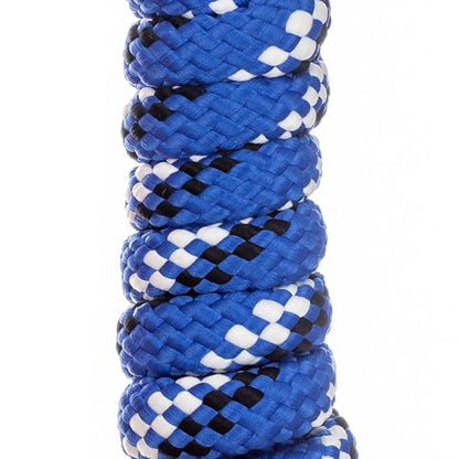 Equinavia Iris Soft 8' Lead Rope with Snap Buckle - Royal Blue/White/Black - One Size - color: Royal Blue/White/Black