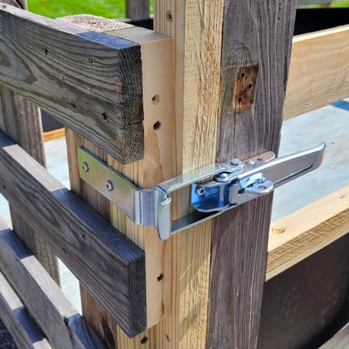 Utility Trailer Lift Gate Latches, RV Trailer Gate Latch Handle Parts for RV Camper Caravan Replacement Accessories