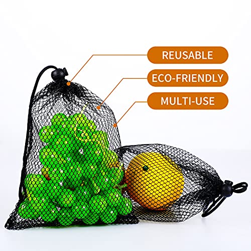 TecUnite 10 Pack Mesh Drawstring Bags for Laundry, 5.5 x 7.5 Inch, Black - color: Black, size: 5.5 x 7.5 Inch