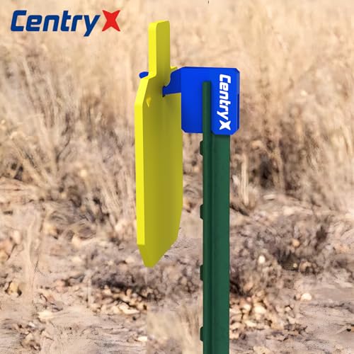 T-Post Target Hanger Tactical Elephant T Post Target Holder AR500 Metal T Post Targets Hook Stand, Easy Assembly, Gread for Standard T-Post - Hang Metal Plates, Gongs, Torsos - color: Blue-2 Pack