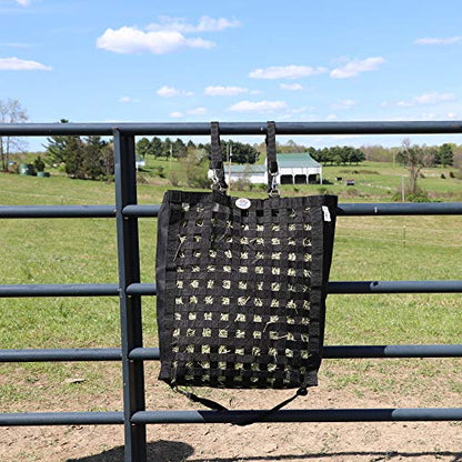 Ultra Slow Feeder Horse Hay Bag with Super Tough Bottom and 6 Month Warranty - color: Royal Blue