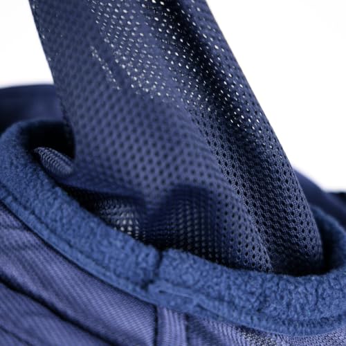Shires FlyGuard Pro Fine Mesh Fly Mask with UV Protection Navy/Extra Small Pony/Ears and Nose Fringe - color: Navy, size: Extra Small Pony