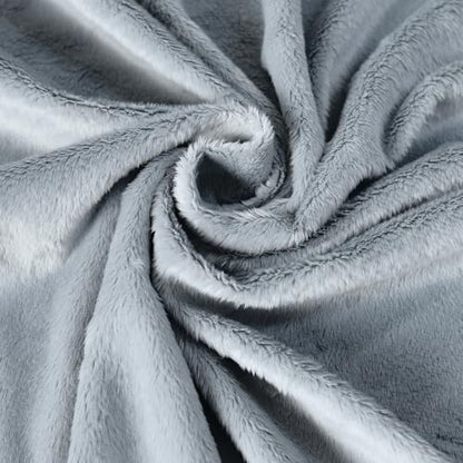 Surf turtle Gray Super Soft Minky Fabric by The Yard, 36"x60" - color: Gray