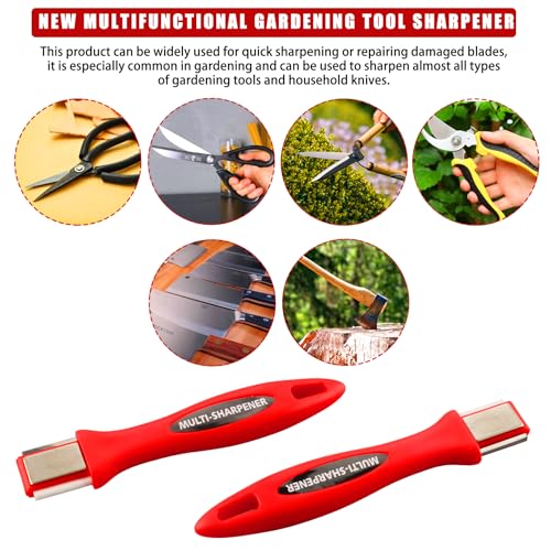 Garden Tool Sharpener,Tool Maintenance， suitable for all kinds of scissors, knives, axes and other sharpening