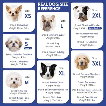 ASENKU Reversible Dog Winter Coat, Dog Jacket for Small Medium Large Dogs - color: White, size: Small