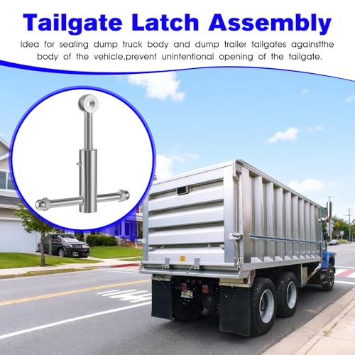 Dump Truck Tailgate Latch for TGL34SBR Trailer Tailgate Lock Assembly | Heavy-Duty Steel Tailgate Latch For Dump Trailers,Trucks,Semi Dump Trailer Door Sludge Locks Tailgate Closure