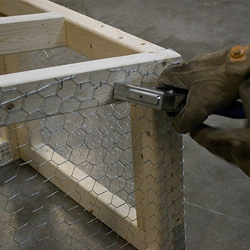 YARDGARD 2 Inch Poultry Netting, Chicken Wire Fence, 20 Gauge Galvanized Steel, Rabbit Fencing, Bird Enclosures, Garden Protection and Plant Support, 60 Inches x 50 Feet - size: 60 Inches x 50 Feet
