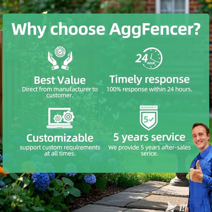 AggFencer 4 Ft Fence Post 10Pack, U Post for Wire Fencing | Heavy Duty No Dig Green Metal T Posts for Yard and Outdoor - size: 4 Ft