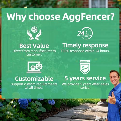 AggFencer 4.8 Ft Fence Post 10Pack, U Post for Wire Fencing | Heavy Duty No Dig Green Metal T Posts for Yard and Outdoor - size: 4.8 Ft