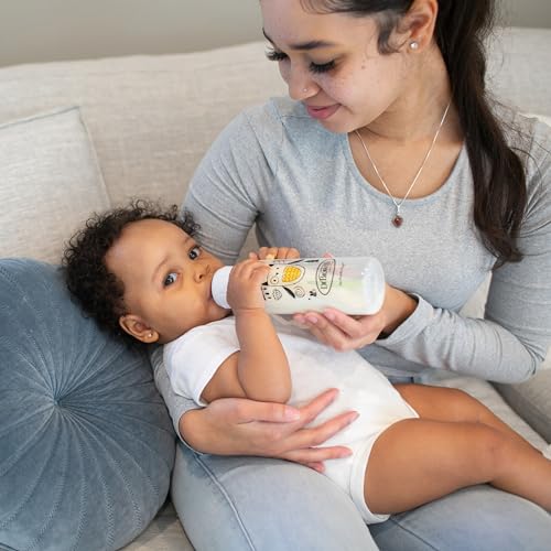 Dr. Brown's Anti-Colic Options+ Narrow Baby Bottle, Bear & Owl, 2-Pack - color: 2-Pack, Bear & Owl, size: 1 Count (Pack of 2)