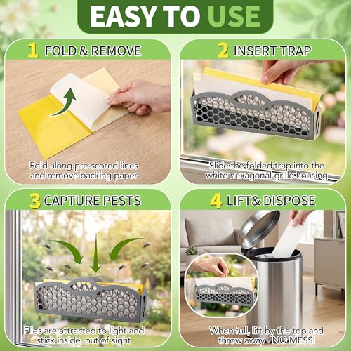 Window Fly Trap Refills, Compatible with Dr. Killigan's the Fly Inn Trap