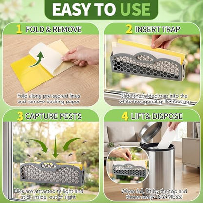 Window Fly Trap Refills, Compatible with Dr. Killigan's the Fly Inn Trap
