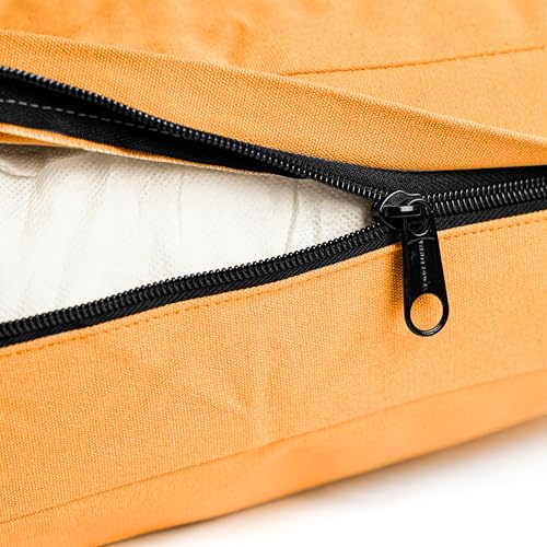 WHITEDUCK Dog Bed Cover (Tan) 28" Lx20 Wx4.3 th (S) - color: Tan - Only Cover, size: Small