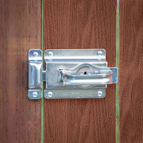 National Hardware Heavy Duty Swinging Door Latch, Steel, Zinc Plated - size: 3/8 Inch