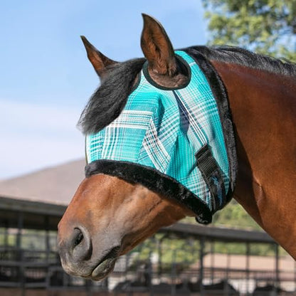 Kensington Protective Products Horse Fly MASK with Fleece Trim, Atlantis, Large - color: 2021 - Atlantis
