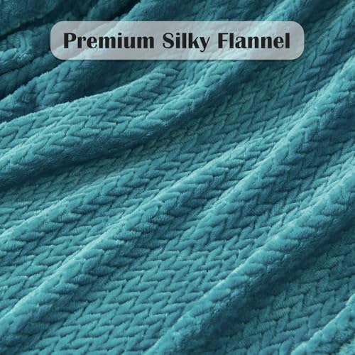 NEWCOSPLAY Fleece Leaves Pattern Twin Blanket, Dark Blue, 60"x80" - color: Dark Blue, size: Twin(60"x80")