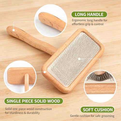 3 Pcs Wool Carders, Hand Card Brushes for Wool Needle Felting Craft Tools