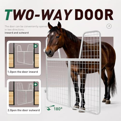 52" W x 62" H Horse Stall Gate for Livestock Enclosures