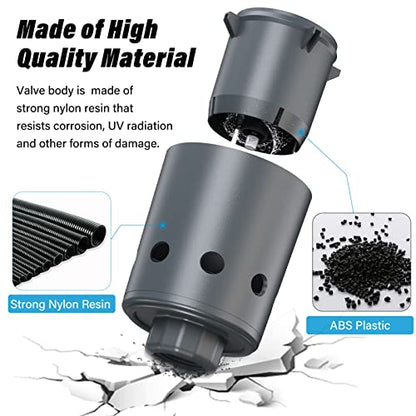 1" Float Valve Watering System Designed for Water Level Control, Automatic Filling & Shut Off, Ensure Reliable Water Supply, Nylon Resin Float Valve for Livestock Troughs, Stock Tank, etc. - 718H