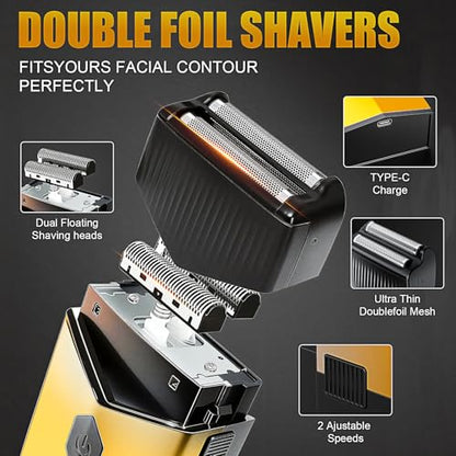 Hair Clippers for Men, 4 in 1 Clipper, Trimmer & Shaver Set