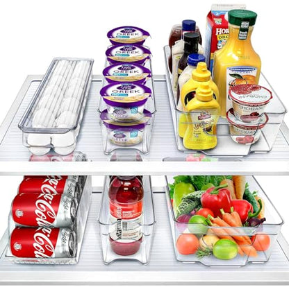 Sorbus Fridge Organizers and Storage Bins for Pantry & Fridge (6 Piece Set) - size: 6 pack