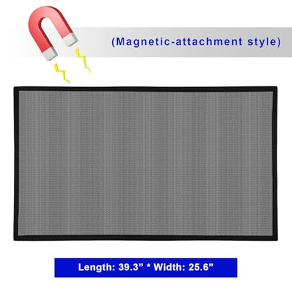 Car Sunroof Sunshade, 25.6"×39.4" Magnetic Car Roof Mesh Screen Blocks UV Rays & Heat, Breathable Sunroof Shade Protection Cover for Vehicle Camping Overnight Sleeping - color: Sunroof, 1 PCS