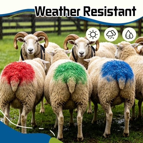 Replacement Marking Crayon Blocks for Ram Breeding Harness (Red,Blue,Green) - color: Red,Blue,Green