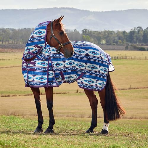 WeatherBeeta ComFiTec Essential Fly Sheet Combo, Purple Navajo Print, 75" - color: Purple Navajo Print, size: 75"