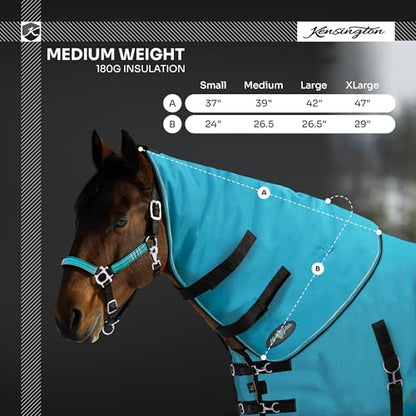 Kensington All Around Signature Weight Neck Warmer 180G (Medium, Deluxe Black)