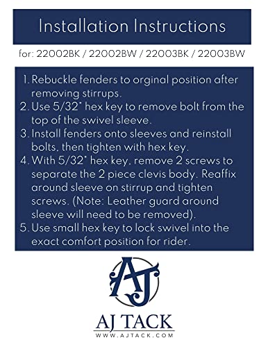 AJ Tack Aluminum Swivel and Lock Stirrup Turner - color: Copper Brown, size: 2.5"