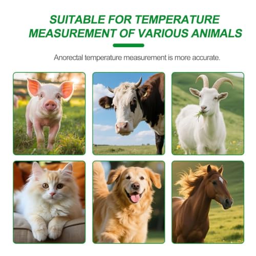 Animal Temperature Gauge Double Scales Waterproof