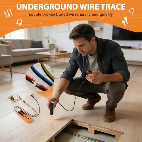 Underground Wire Locator, for Pet Fence & Cable Detection Irrigation Wires