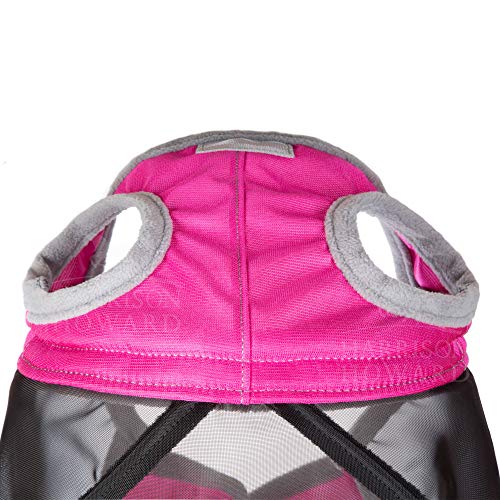 Harrison Howard CareMaster Pro Luminous Fly Mask Large Eye Space Standard Flamingo M Cob - color: Flamingo, size: Cob (Medium)