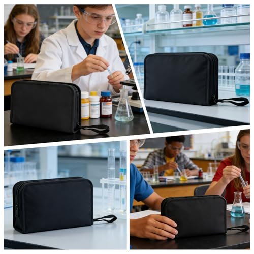 Homeopathy Storage Case Nylon Holds 56 Remedy Tubes with Carry Handle