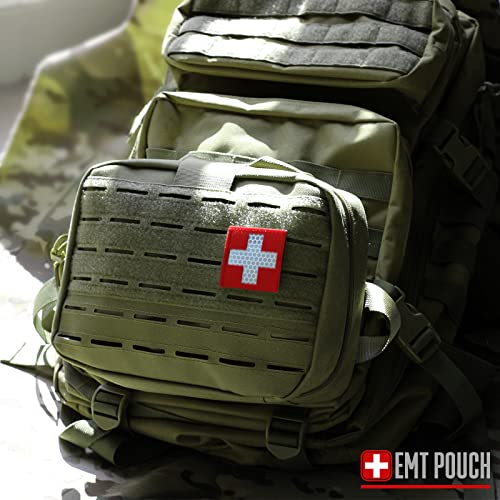 LIVANS Medical Bag, First Aid Bag Empty for Emergency & Trauma Kits - color: Army Green