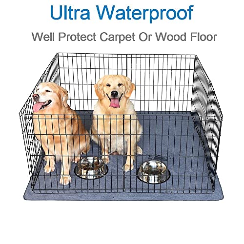 Peepeego 2PCS Pee Pads 54"x54", Washable, Slip Resistant, Waterproof Rugs for Training - size: 54x54 Inch（Pack of 2)