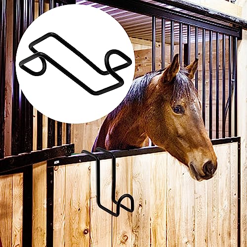4 Inch Tack Hook Over Rail Bridle Hooks Heavy Duty Horse Water Bucke (2PCS) - size: 2 Pieces