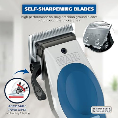 Wahl Lithium-Ion Color Pro Cordless Hair Clipper & Trimmer Haircutting Kit