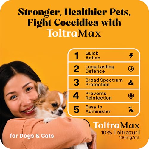 Toltrazuril 10.0% for Horses, Dogs, Cats, 60mL/2 Ounce, for Non-Food Chain Animals - size: 10% Strength | 60mL/2 Ounces