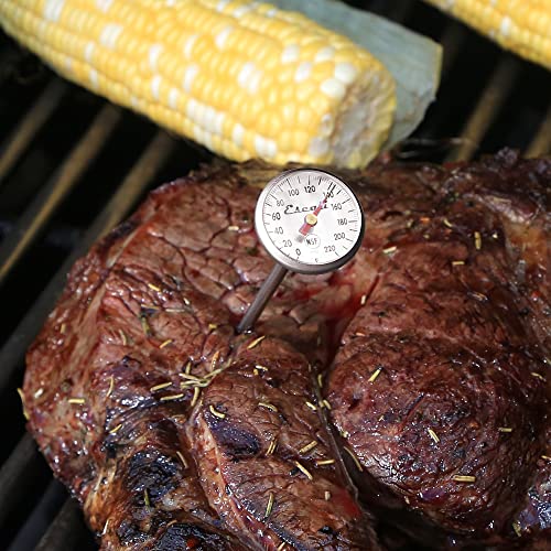 Escali AH2 Instant Read Small 1-inch Dial Thermometer Fahrenheit Protective Sheath Shatter Proof NSF Certified Commercial (5-inch Probe Length) - style: Dial