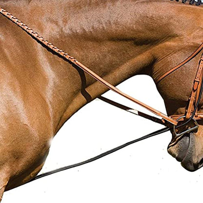 Horse Rein Elastic Neck Stretcher Adjustable Rope for Horse Training Aid Alternative to Side Reins 9.8ft