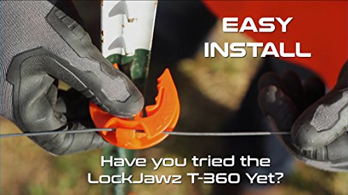 T-360 Electric Fence T-Post Insulator - Black (25/pk)