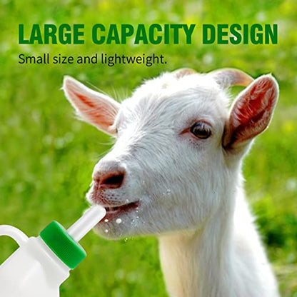 1 Pcs Lamb Calf Goat Feeding Bottle, 850ML Lamb Nursing Goat Calf Milk Water Bottle Piglet Feeding Sheep Milk Bottle for Livestock Farm Animals