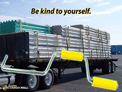 DC Cargo Mall Winch Strap Winder Easy Speedy Hand Roller for Winding Up Winch Straps, 18" Roll Up Bar for Flatbed Trailer Winches. - size: 1-pack, style: Winch Strap Winder