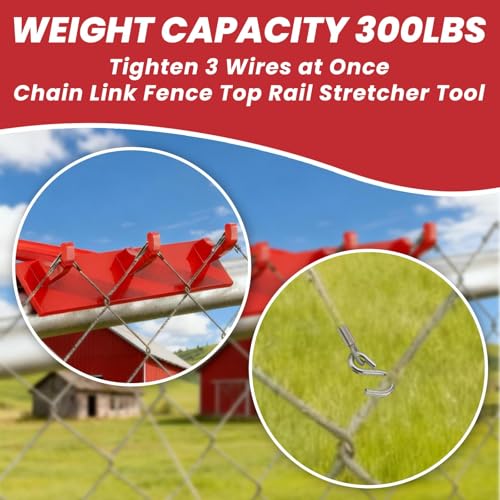 Chain Link Fence Stretcher Tool with 28-Inch Cable