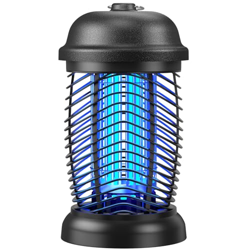 Upgraded Bug Zapper Outdoor, 4200V Electric Mosquito Zapper, Fly Zapper Indoor Fly Traps for Patio & Backyard, 1/2 Acre Coverage