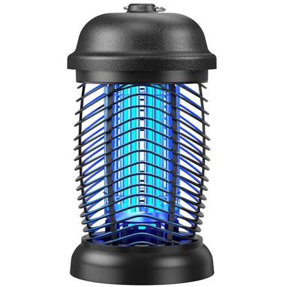 Upgraded Bug Zapper Outdoor, 4200V Electric Mosquito Zapper, Fly Zapper Indoor Fly Traps for Patio & Backyard, 1/2 Acre Coverage